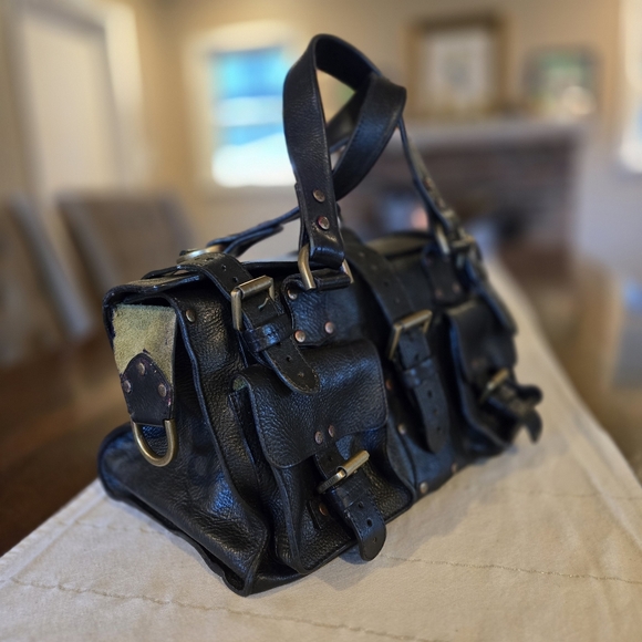 Vintage Mulberry Roxanne Black Leather Bag - Picture 6 of 16